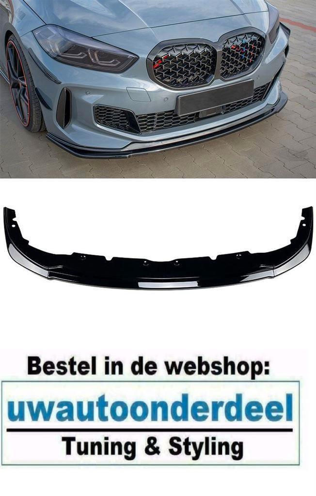 Spoiler Splitter Glans Zwart Voor Bmw 1 Serie F40 M Pack, Auto diversen, Tuning en Styling, Ophalen of Verzenden