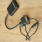 Adapter VGA- HDMI powered, Computers en Software, Pc- en Netwerkkabels, Ophalen of Verzenden, Zo goed als nieuw
