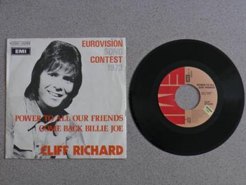 Cliff Richard - Power to all our friends VINYL SINGLE songfe