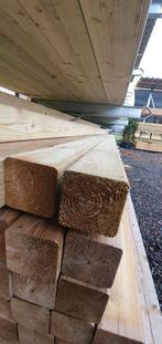 nieuwe tuinpalen 65x65 x 3 meter geimpregneerd, Ophalen, 100 tot 150 cm, Nieuw, Hout