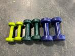 Dumbells 1-2-3 kg dumbell gewichten, Dumbbell, Gewichten, Ophalen of Verzenden, 1-2-3 kg