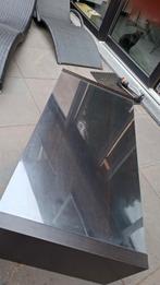 Salontafel / Kindertekentafel met glazen blad, Gebruikt, Ophalen of Verzenden, Modern, Minder dan 50 cm