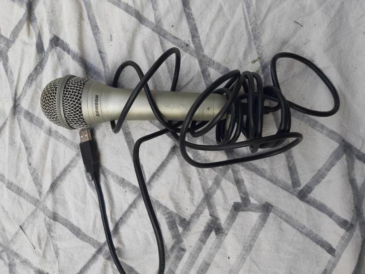 Microfoon Samson Q1U-USB, Muziek en Instrumenten, Microfoons, Gebruikt, Zangmicrofoon, Ophalen of Verzenden