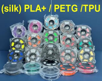 Sunlu Filament PLA+ / silk PLA+ / PETG / TPU - veel kleuren!