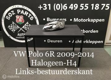 VW Polo 6R Koplamp Links Halogeen 2009 2014 Origineel