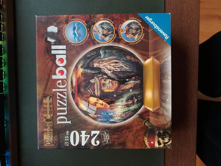 Pirates of the Caribbean Puzzleball, Hobby en Vrije tijd, Denksport en Puzzels, Rubik's of 3D-puzzel, Minder dan 500 stukjes, Ophalen