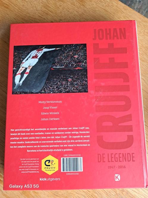 Matty Verkamman - Johan Cruijff: de legende, Boeken, Sportboeken, Zo goed als nieuw, Balsport, Ophalen of Verzenden