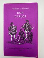 Duits: Don Carlos - Friedrich von Schiller.200 pagina’s, Ophalen of Verzenden, Zo goed als nieuw