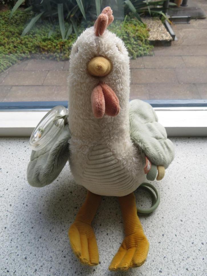 Activiteiten knuffel Little Farm Kip merk Little Dutch, Kinderen en Baby's, Speelgoed | Knuffels en Pluche, Gebruikt, Overige typen