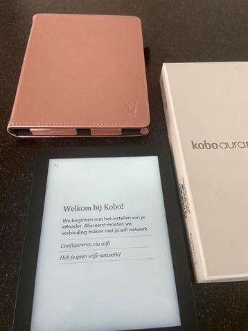 Defecte Kobo Aura H2O Edition 2 + Sleepcover beschikbaar voor biedingen