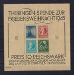 D134)1945 Thuringen blok 2 postfris €1800 geen garantie, Postzegels en Munten, Postzegels | Europa | Duitsland, Ophalen of Verzenden