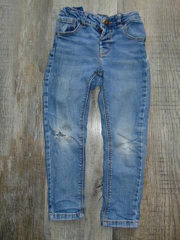 Lange broek blauw spijkerbroek maat 110 skinny fit beschikbaar voor biedingen