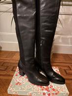 Over the knee leather boots, Kleding | Dames, Schoenen, Hoge laarzen, Zwart, Nieuw, Ophalen of Verzenden