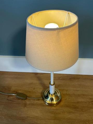 Vintage messing tafellamp beschikbaar voor biedingen