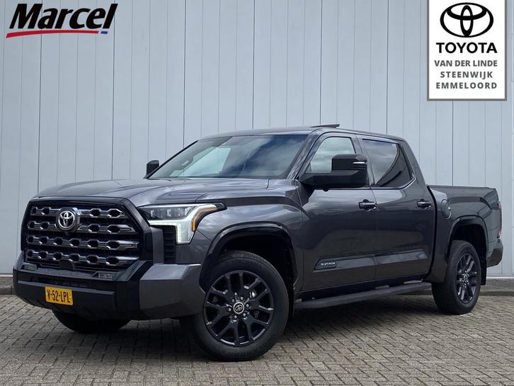 Toyota Tundra Crewmax Limited 3.5 V6 Platinum Headup 360 Cam, Auto's, Bestelauto's, Bedrijf, Te koop, Achteruitrijcamera, Apple Carplay