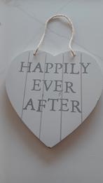 Houten Hart Decoratie - Happily Ever After, Huis en Inrichting, Woonaccessoires | Wanddecoraties, Ophalen, Gebruikt