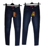 VINGINO flex fit jeans Bernice deep dark maat 12/152. NIEUW!, Kinderen en Baby's, Broek, Nieuw, Vingino, Verzenden