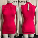 Top shirt Jane norman rood open rug als nieuw 36 S, Kleding | Dames, Tops, Zonder mouw, Ophalen of Verzenden, Zo goed als nieuw