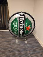 Heineken gevel lichtbak compleet + 2 losse lichtbak platen, Ophalen, Zo goed als nieuw, Lichtbak of (neon) lamp