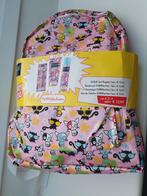 Vogue Girl Rugtas met Inhoud - Nieuw - roze met kattenprint, Overige merken, 25 tot 40 cm, Nieuw, Ophalen of Verzenden