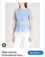 Maje top S, Korte mouw, Maat 36 (S), Verzenden, Blauw