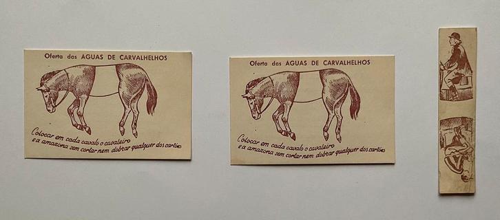 Oud puzzeltje uit drie delen uit ca. 1950, Antiek en Kunst, Antiek | Speelgoed, Ophalen of Verzenden