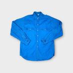 Levi’s heren overhemd (spijkerstof) Maat M., Tweedehands, Blauw, Tweedehands, Gedragen