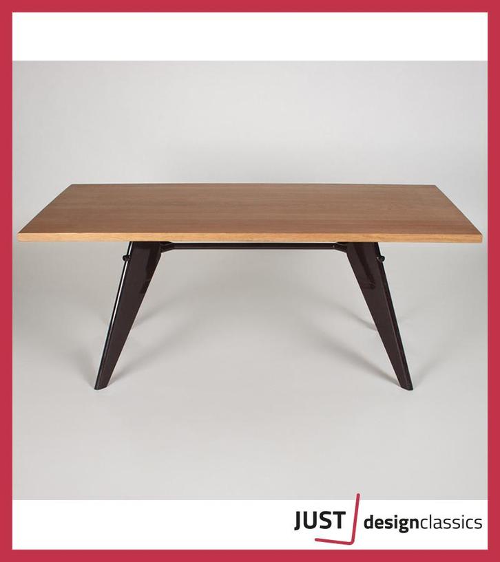 Vitra Pouvre EM Table Massief Eiken H 740  x W 900 x L 1800, Huis en Inrichting, Tafels | Eettafels