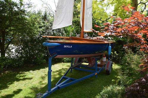 Mooie goed onderhouden BM-16m2 Zeilboot., Watersport en Boten, Open zeilboten, Gebruikt, Overige typen, 3 tot 6 meter, Hout, Buitenboordmotor