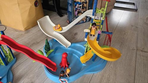 Playmobiel waterpretpark en waterspeeltuin, Kinderen en Baby's, Speelgoed | Racebanen, Zo goed als nieuw, Ophalen