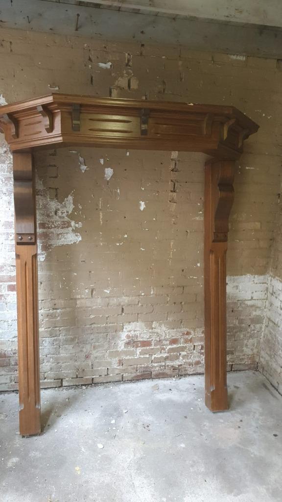 Eiken schouw, Huis en Inrichting, Haarden, Zo goed als nieuw, Overige soorten, Ophalen