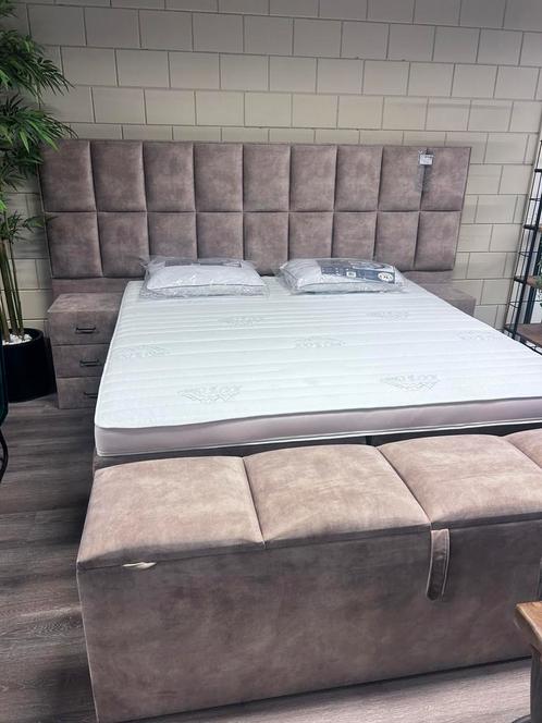 Luxe boxspring compleet, Huis en Inrichting, Slaapkamer | Boxsprings, Nieuw, 200 cm, Tweepersoons, Ophalen of Verzenden