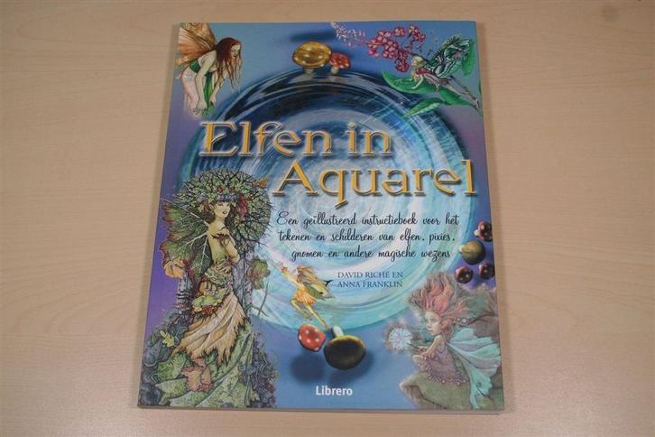 Elfen in Aquarel — Magische wezens schilderen, Boeken, Hobby en Vrije tijd, Zo goed als nieuw, Tekenen en Schilderen, Ophalen of Verzenden