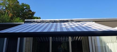 knikarm zonnescherm, Tuin en Terras, Zonneschermen, Zo goed als nieuw, Knikarmscherm, 150 tot 300 cm, 250 cm tot 450 cm, Elektrisch