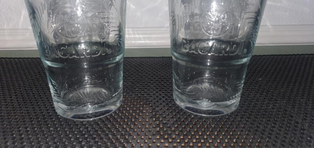 Twee Bacardi glazen, Ophalen of Verzenden, Nieuw
