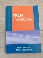 Frans Bouman - Teamleiderschap, Boeken, Studieboeken en Cursussen, Ophalen of Verzenden, Zo goed als nieuw, Alpha