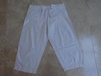 Witte stretch knie jeansbroek - maat M, Verzenden, Zo goed als nieuw, Wit, W30 - W32 (confectie 38/40)