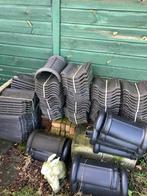 Nieuwe  blauwgesmoorde Monier 5 dakpannen + nokvorsten., Ophalen, Steen of Klei, Zwart, Nieuw