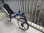 Prachtige azuurblauwe Flevobike Bike met origineel frame, Gebruikt, Ophalen