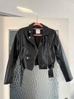 Biker jasje, Zwart, Zo goed als nieuw, Maat 36 (S), Bershka