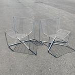 Niels Gammelgaard Vintage Design fauteuils JÄRPEN 1980, Huis en Inrichting, Ophalen, Gebruikt, Metaal, Vintage Design