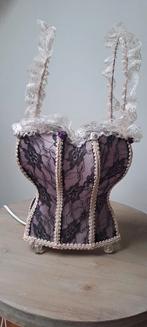 Corset tafellamp - Z.g.a.n., Huis en Inrichting, Lampen | Tafellampen, Metaal, Nieuw, Ophalen of Verzenden, Gothic/ barok