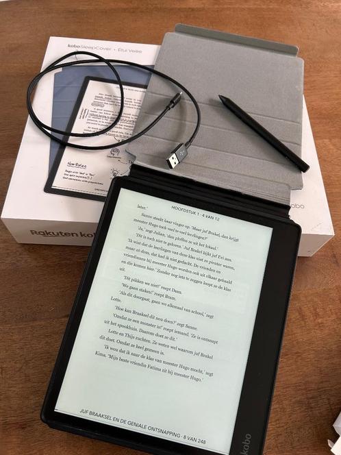 Kobo Elipsa e-reader, Computers en Software, E-readers, Zo goed als nieuw, 10 inch of meer, 16 GB of meer, Touchscreen, Wi-Fi