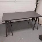 Grijs bureau 140x60, Ophalen, Gebruikt