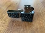 Benzineaansteker in Zippo-stijl – Zwart 3D skull design, Ophalen of Verzenden, Nieuw, Aansteker