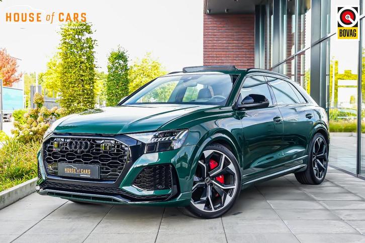 Audi RSQ8 4.0 600pk TFSI quattro |Goodwood Green|org NL|1e e, Auto's, Audi, Bedrijf, Te koop, RSQ8, 360° camera, 4x4, ABS, Achteruitrijcamera