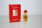 Miniatuur Rochas Tocade rood geel, Verzamelen, Parfumverzamelingen, Ophalen of Verzenden, Zo goed als nieuw, Miniatuur, Gevuld