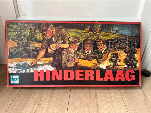 Hinderlaag bordspel spel vintage, Hobby en Vrije tijd, Gezelschapsspellen | Bordspellen, Zo goed als nieuw, Ophalen of Verzenden