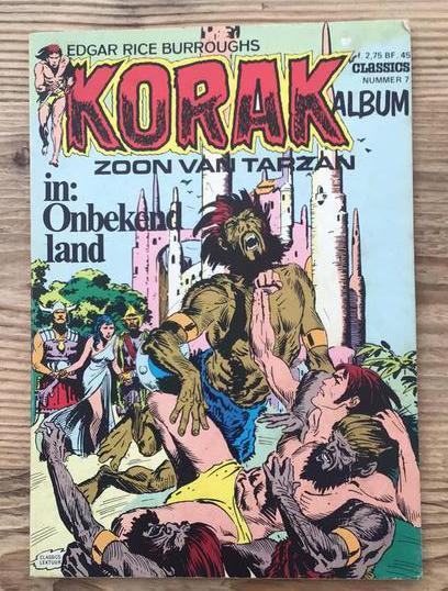 Korak in: onbekend land (1975), Boeken, Strips | Comics, Gelezen, Eén comic, Europa, Ophalen of Verzenden