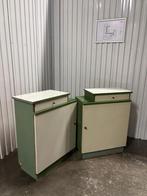 Vintage Modernistisch Dubbel Kastje, Ophalen